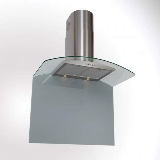Luxair 100cm Curved Glass Cooker Hoods Stainless Steel || LA-100-CVD-GL-SS