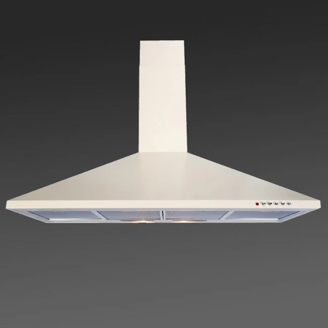 LUXAIR 100cm Premium Traditional Cooker Hood in Gloss Ivory/Cream || LA-100-STD-IV