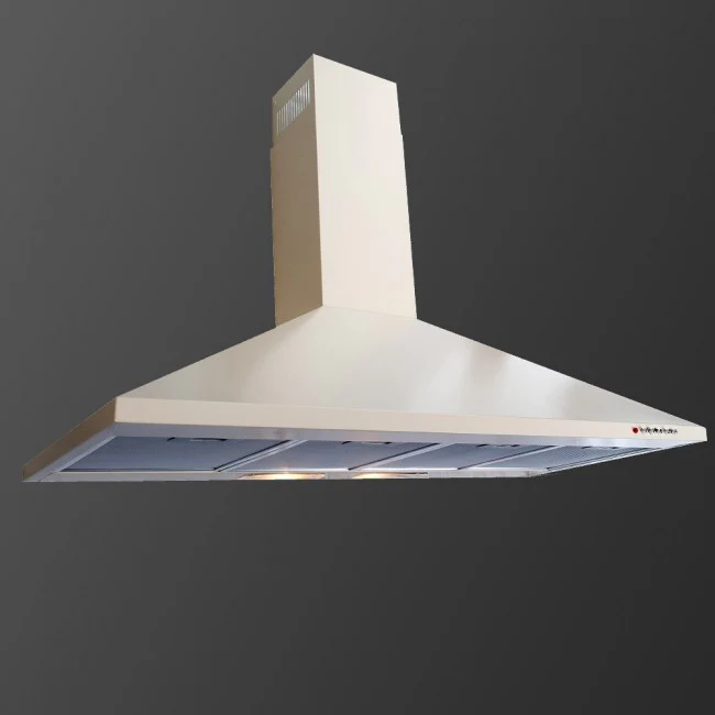 LUXAIR 100cm Premium Traditional Cooker Hood in Gloss Ivory/Cream || LA-100-STD-IV - Image 2