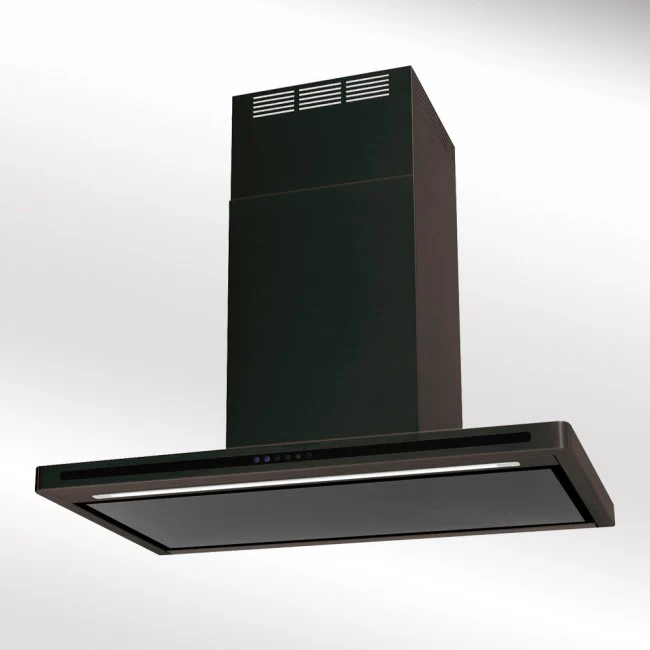 Luxair 110cm Linea Premium Range Slimline Cooker Hood - Black || LA-110-LINEA-BLK - Image 5