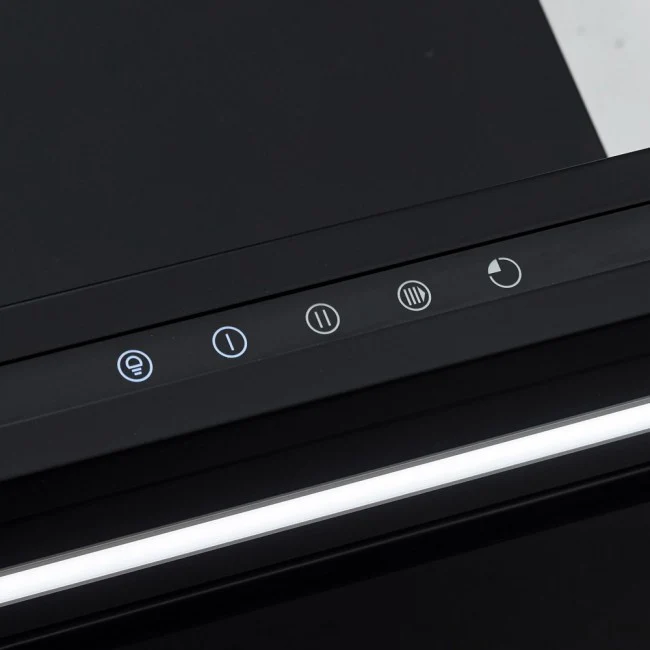 Luxair 110cm Linea Premium Range Slimline Cooker Hood - Black || LA-110-LINEA-BLK - Image 7