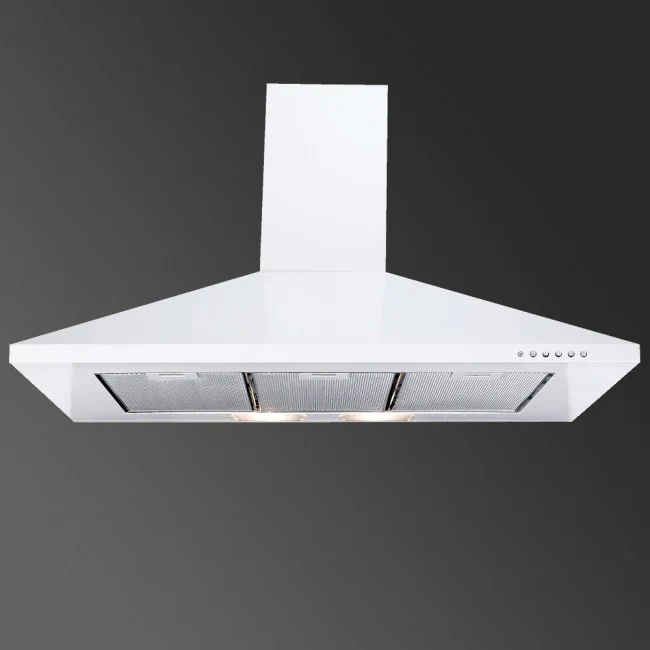 Luxair 110cm Premium Range Cooker Hood White || LA-110-STD-WH