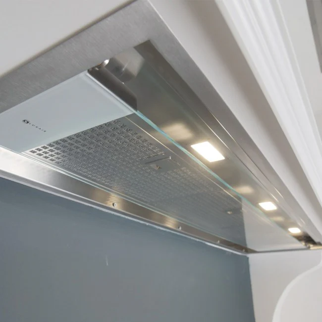 LUXAIR 120cm Premium Flush Fitting Glass Visor Canopy Hood with Touch Controls || LA-120-CAN-TORNIA-SS - Image 7