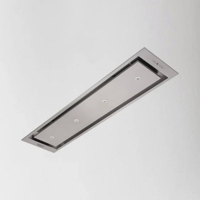 LUXAIR 120cm x 30cm Premium Ceiling Cooker Hood with 4 x LED Spotlights in Stainless Steel (new version) || LA-120-ANZI-CM-SS - Image 2