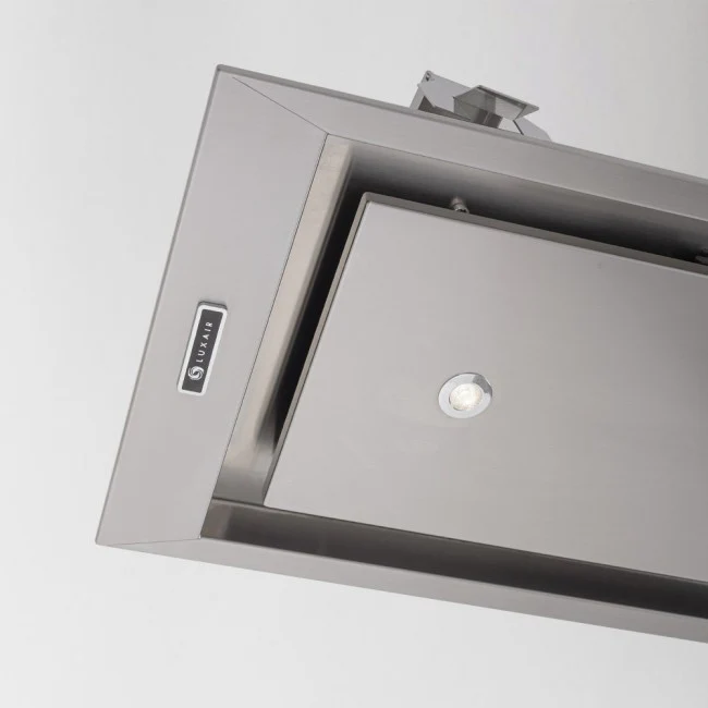LUXAIR 120cm x 30cm Premium Ceiling Cooker Hood with 4 x LED Spotlights in Stainless Steel (new version) || LA-120-ANZI-CM-SS - Image 5