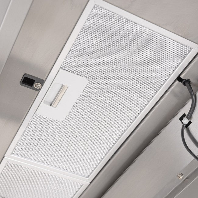LUXAIR 120cm x 30cm Premium Ceiling Cooker Hood with 4 x LED Spotlights in Stainless Steel (new version) || LA-120-ANZI-CM-SS - Image 6