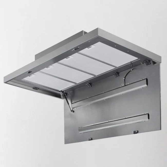 LUXAIR 120cm x 60cm Premiuim Recirculating Ceiling Hood in Stainless Steel with Ceramic Filter Option || LA-120-NUVOLA-STRATOS-SS - Image 2