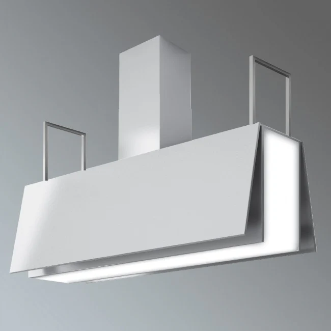 LUXAIR 150cm Premium Designer Island Hood with Motorised Wings in Stainless Steel || LA-150-ANGELO-ISL-SS - Image 3
