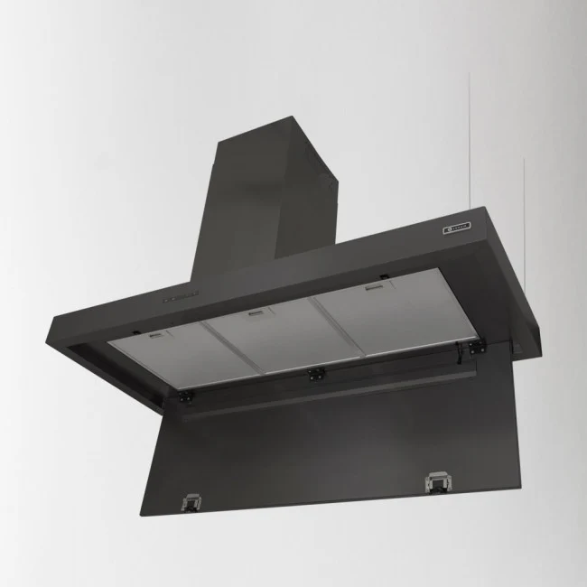 LUXAIR 150cm Premium Range Island Cooker Hood in Matt Black || LA-150-AREZZO-ISL-BLK - Image 3