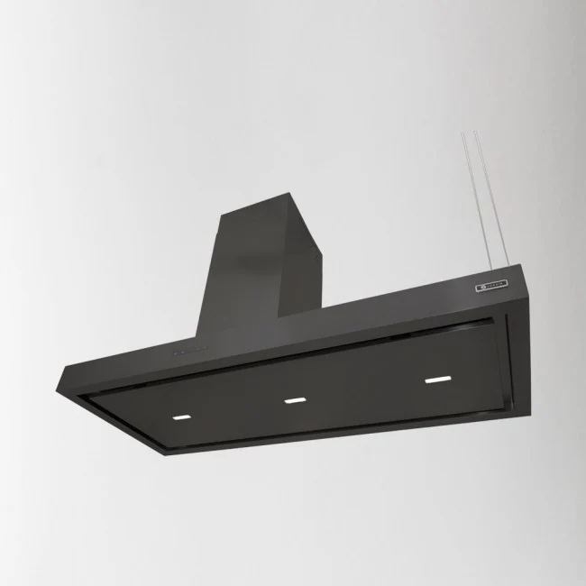LUXAIR 180cm Premium Range Island Cooker Hood in Matt Black || LA-180-AREZZO-ISL-BLK - Image 3