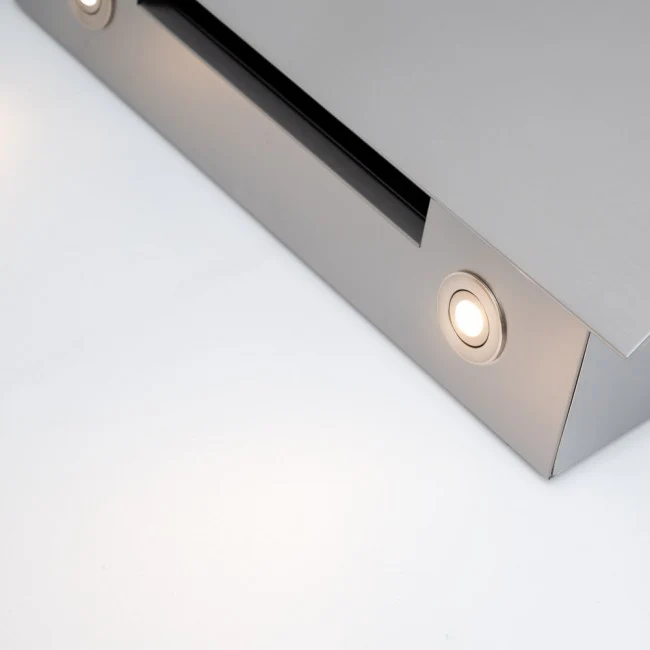 LUXAIR 60cm Angled Cooker Hood with Brushless Motor & Colour Changing LED's in Stainless Steel || LA-60-ASCENTI-SS - Image 10