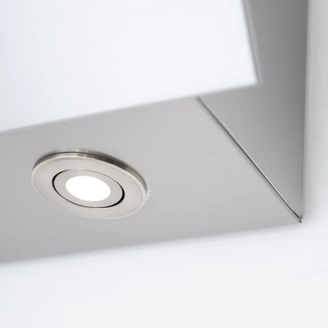 LUXAIR 60cm Angled Cooker Hood with Brushless Motor & Colour Changing LED's in Stainless Steel || LA-60-ASCENTI-SS - Image 4