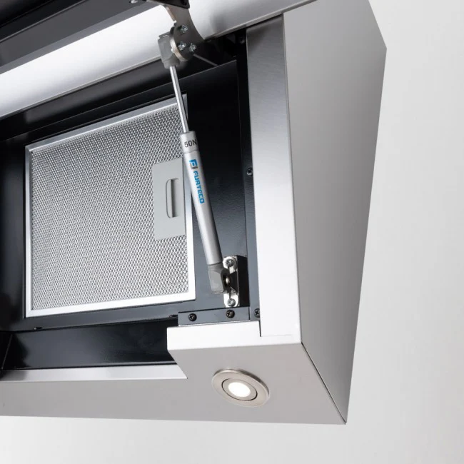 LUXAIR 60cm Angled Cooker Hood with Brushless Motor & Colour Changing LED's in Stainless Steel || LA-60-ASCENTI-SS - Image 6