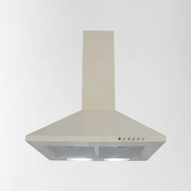 LUXAIR 60cm Premium Chimney Cooker Hood in Gloss Ivory/Cream || LA-60-STD-IV - Image 2