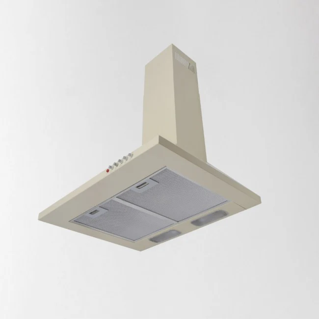 LUXAIR 60cm Premium Chimney Cooker Hood in Gloss Ivory/Cream || LA-60-STD-IV - Image 3