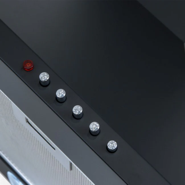 LUXAIR 60cm Premium Chimney Cooker Hood in Matt Black || LA-60-STD-BLK - Image 4
