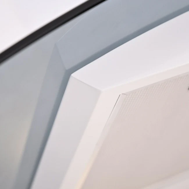 LUXAIR 60cm Premium Curved Glass Cooker Hood in Gloss White || LA-60-CVD-GL-WHT - Image 2