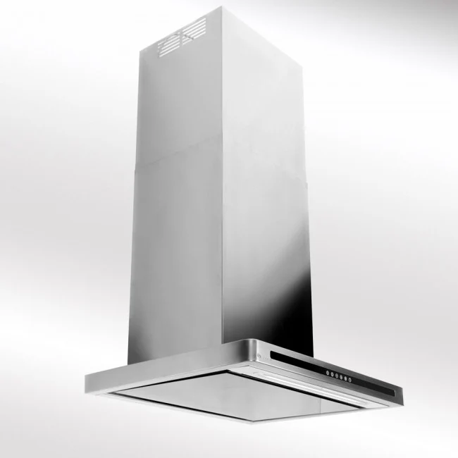 LUXAIR 60cm Premium Slimline Cooker Hood with Black Glass Door, Touch Controls in Stainless Steel || LA-60-LINEA-SS - Image 3