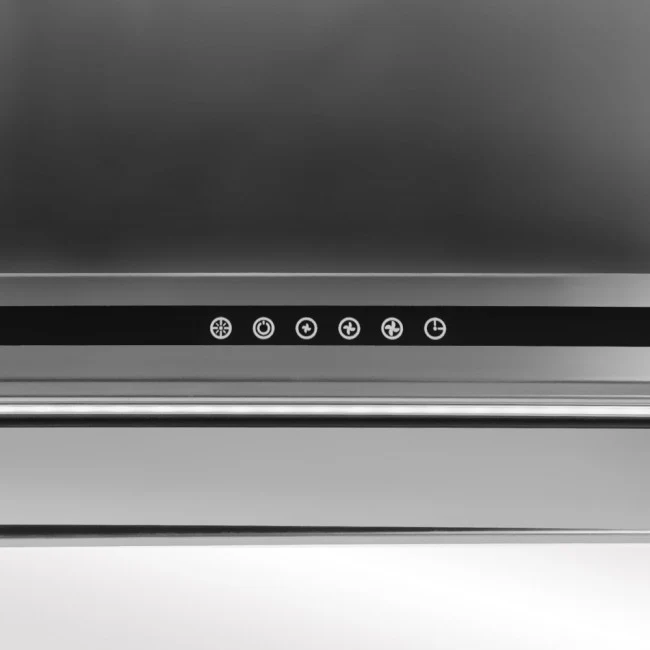 LUXAIR 60cm Premium Slimline Cooker Hood with Black Glass Door, Touch Controls in Stainless Steel || LA-60-LINEA-SS - Image 4