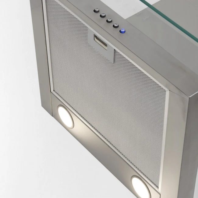 LUXAIR 60cm Straight Glass Cooker Hood in Stainless Steel || LA-60-ST-GL-SS - Image 4