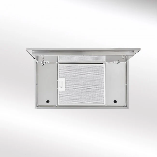 LUXAIR 60cm x 30cm Designer Ceiling Hood with Ready Made Stainless Steel Drop Box || LA-60X30-TOLVI-LUSSO-SS - Image 6