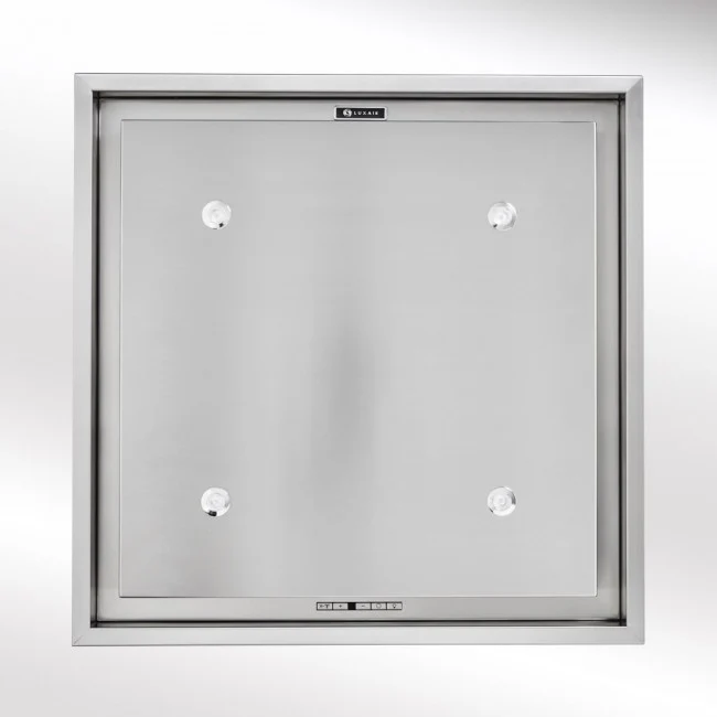 LUXAIR 60cm x 60cm Premium Ceiling Cooker Hood with 4 x LED Spotlights in Stainless Steel BRUSHLESS MOTOR || LA-60-ANZI-BR-SS - Image 3