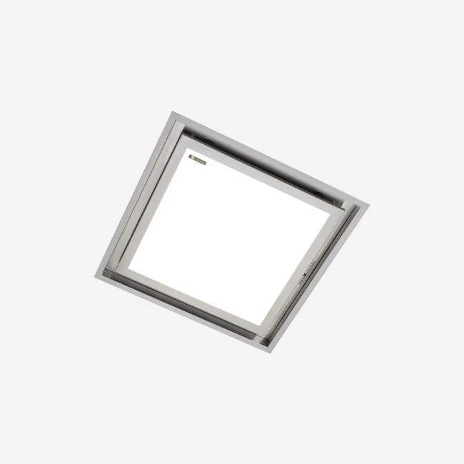 LUXAIR 60cm x 60cm Premium Ceiling Cooker Hood with Dimmable Fully Illuminated Centre Panel BRUSHLESS MOTOR || LA-60-TOLVI-BR-SS - Image 2