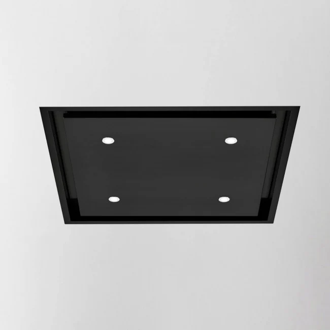 LUXAIR 60cm x 60cm Premium Ceiling Cooker Hood with Flat Roof External Motor in Matt Black || LA-60-ANZI-EXT-BLK - Image 4