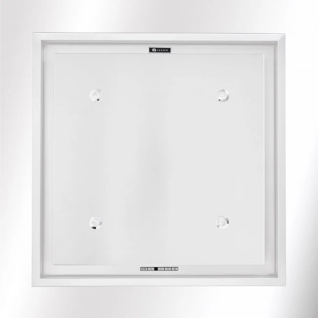 LUXAIR 60cm x 60cm Premium Ceiling Cooker Hood with Wall Mounted External Motor in Gloss White || LA-60-ANZI-EXT-WHT - Image 4