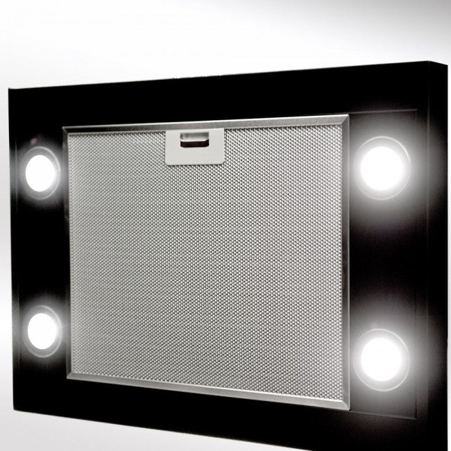 Luxair 70cm Island Cooker Hood Flat Glass - Black || LA-70-ST-ISL-BLK - Image 5
