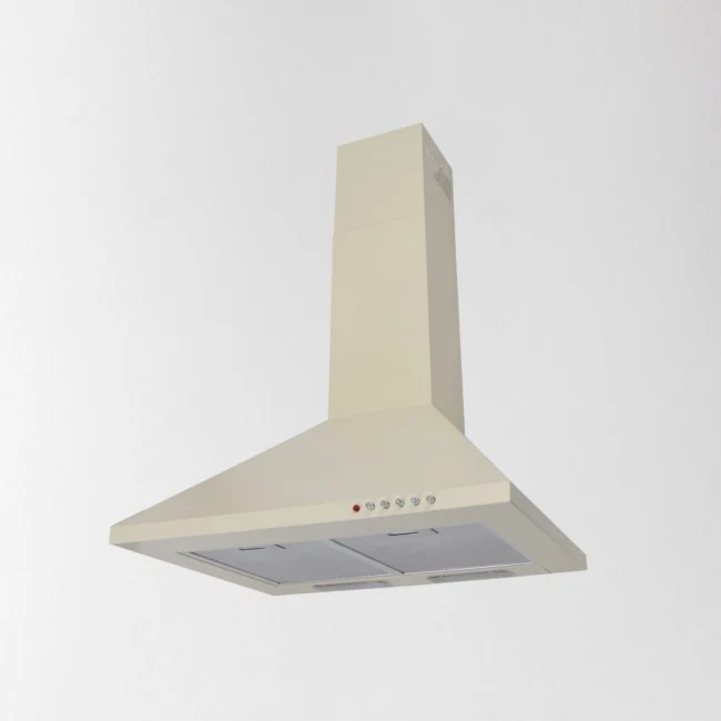LUXAIR 70cm Premium Chimney Cooker Hood in Gloss Ivory/Cream || LA-70-STD-IV