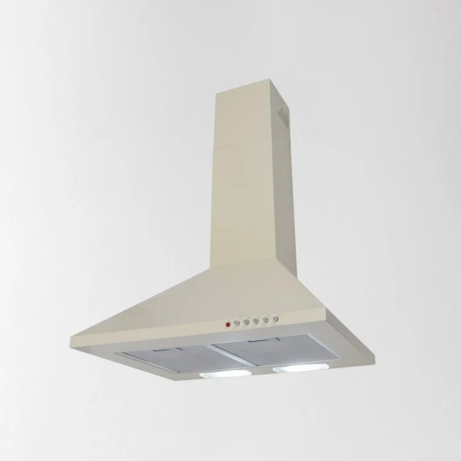 LUXAIR 70cm Premium Chimney Cooker Hood in Gloss Ivory/Cream || LA-70-STD-IV - Image 2