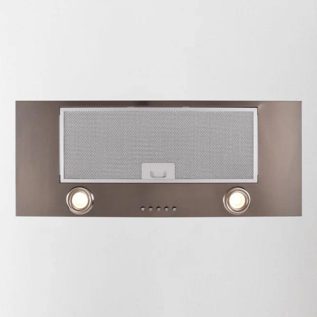 LUXAIR 74cm Canopy Hood in Stainless Steel with 2 x LED Spot Lights and Push Button Controls || LA-74-CAN-SS-PLUS - Image 3