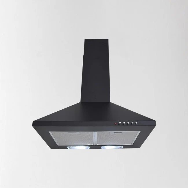 LUXAIR 80cm Premium Chimney Cooker Hood in Matt Black || LA-80-STD-BLK - Image 3