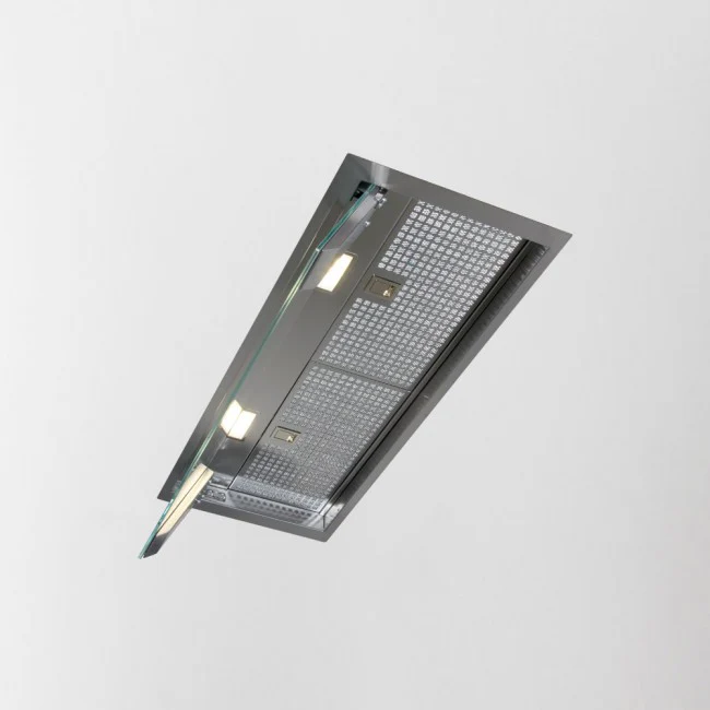 LUXAIR 85cm Premium Flush Fitting Glass Visor Canopy Hood with Touch Controls || LA-85-CAN-TORNIA-SS - Image 4