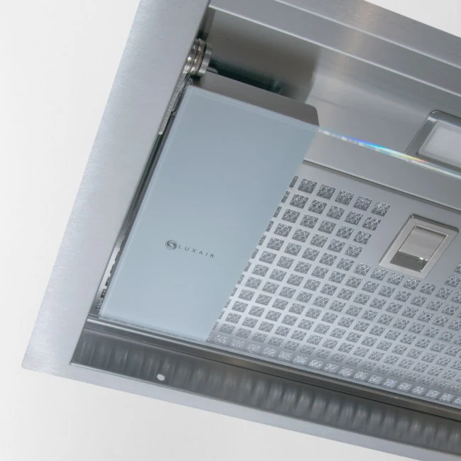 LUXAIR 85cm Premium Flush Fitting Glass Visor Canopy Hood with Touch Controls || LA-85-CAN-TORNIA-SS - Image 7