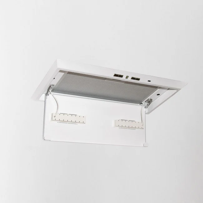 LUXAIR 86cm Premium Canopy Hood in Gloss White, 2 x LED Strip Lights, Soft Touch Controls || LA-86-CAN-WG-PLUS - Image 4