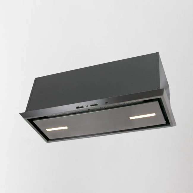 LUXAIR 86cm Premium Canopy Hood in Stainless Steel, 2 x LED Strip Lights, Soft Touch Controls || LA-86-CAN-LUX-SS-PLUS - Image 3