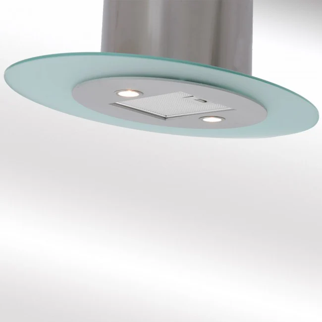 Luxair 90cm Island Cooker Hood Oval Glass - Stainless Steel || LA-90-OVL-ISL - Image 3
