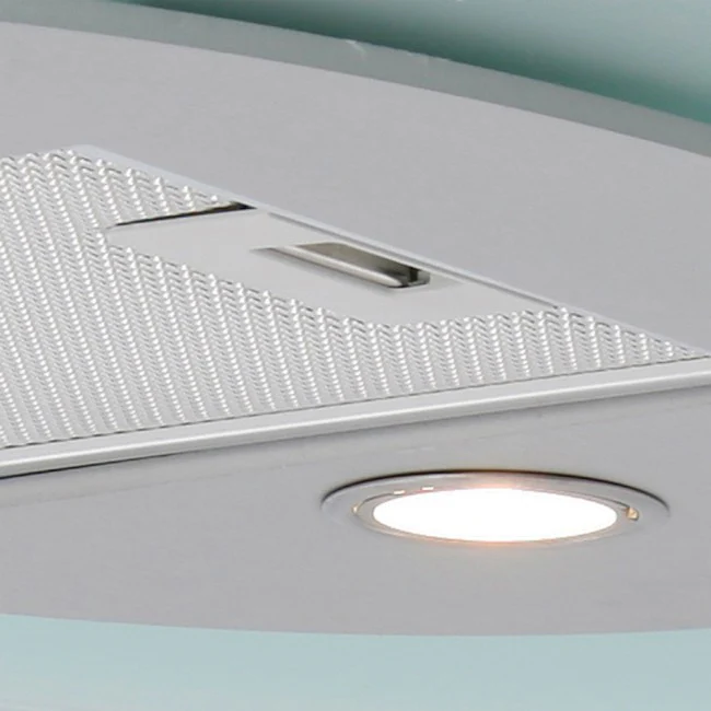 Luxair 90cm Island Cooker Hood Oval Glass - Stainless Steel || LA-90-OVL-ISL - Image 4