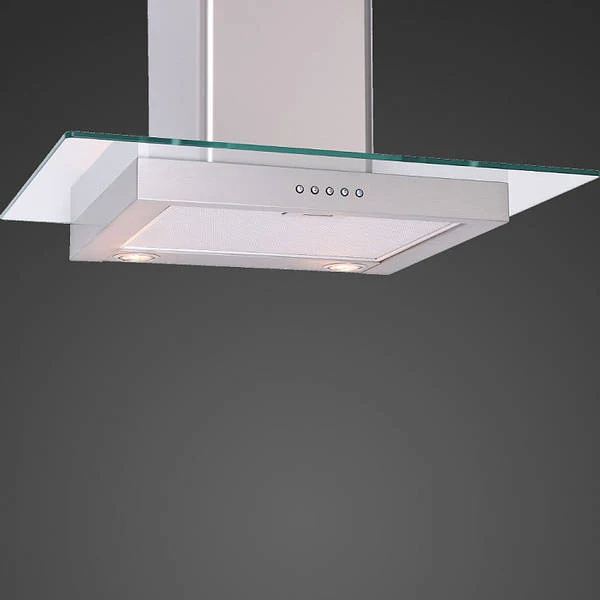 Luxair 90cm Island Flat Glass Hood-Stainless Steel || LA-90-ST-GL-ISL-SS - Image 2