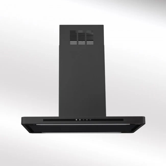 Luxair 90cm Linea Island Cooker Hood - LED - Black || LA-90-LINEA-ISL-BLK