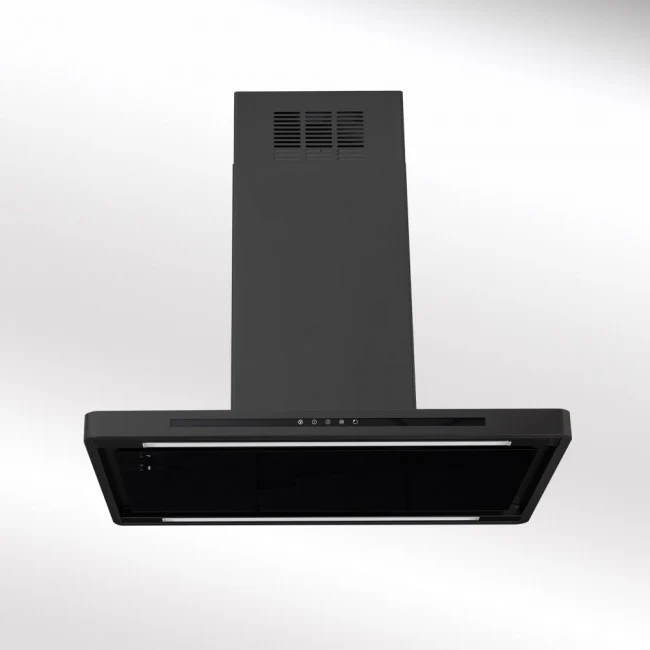 Luxair 90cm Linea Island Cooker Hood - LED - Black || LA-90-LINEA-ISL-BLK - Image 3