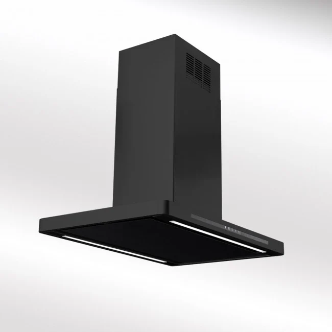 Luxair 90cm Linea Island Cooker Hood - LED - Black || LA-90-LINEA-ISL-BLK - Image 5