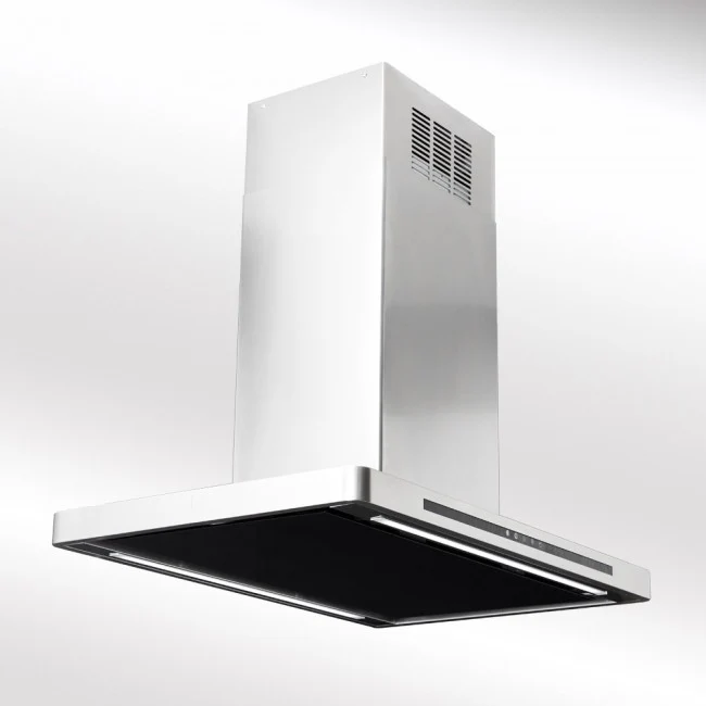 Luxair 90cm Linea Island Cooker Hood - LED - Stainless steel || LA-90-LINEA-ISL-SS