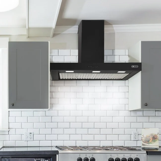 LUXAIR 90cm Luxury Semi Professional Premium Flat Cooker Hood in Black Optional Remote available || LA-90-LUSSO-FLT-BLK - Image 10