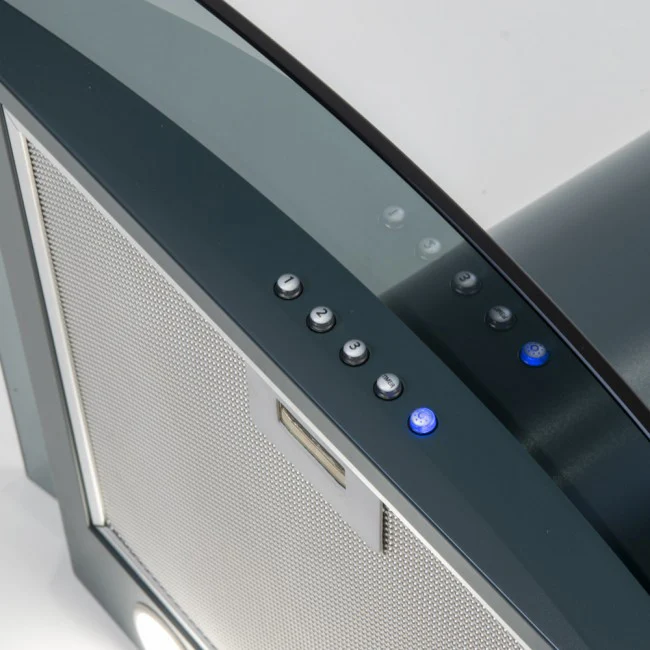 LUXAIR 90cm Premium Curved Glass Cooker Hood in Anthracite Grey || LA-90-CVD-ANTHRACITE - Image 7