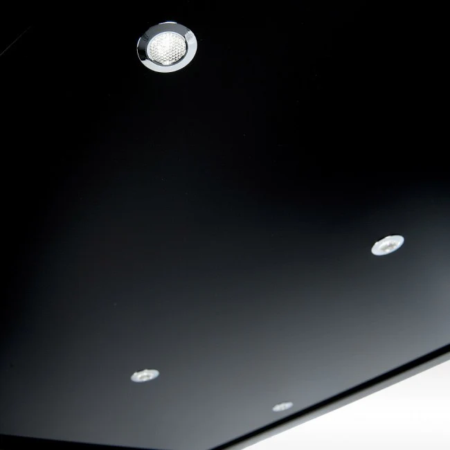 LUXAIR 90cm x 50cm m Premium Ceiling Cooker Hood with Flat Roof External Motor in Matt Black || LA-90-ANZI-EXT-BLK - Image 5
