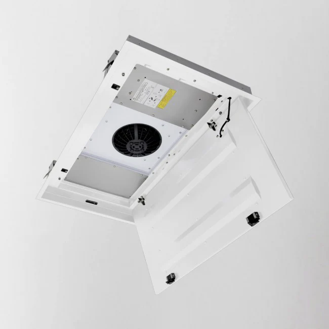 LUXAIR 90cm x 50cm Premium Ceiling Cooker Hood with 6 x LED Spotlights in Gloss White     BRUSHLESS MOTOR || LA-90-ANZI-BR-WHT - Image 11