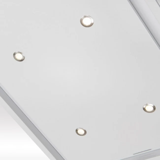 LUXAIR 90cm x 50cm Premium Ceiling Cooker Hood with 6 x LED Spotlights in Gloss White     BRUSHLESS MOTOR || LA-90-ANZI-BR-WHT - Image 3